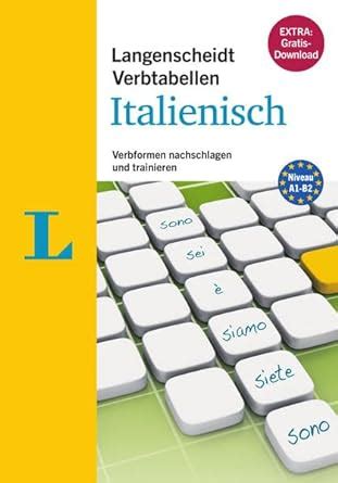 Langenscheidt Verbtabellen Italienisch Inklusive Konjugationstrainer