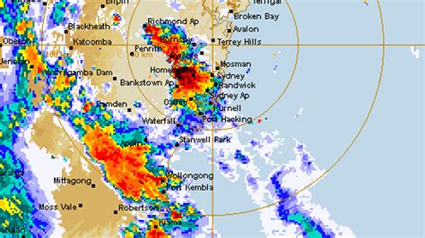 Sydney Weather Thunderstorm Batters Hills Illawarra And Metro