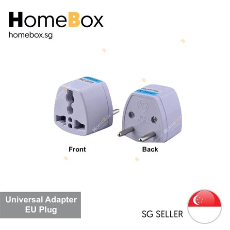 Homebox 3 Pin Universal US UK AU EU Plug Wall AC Power Charger Outlet