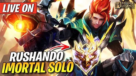 RANKED NO GLORIA MITICA RUSHANDO IMORTAL SOLO DIA 16 MOBILE