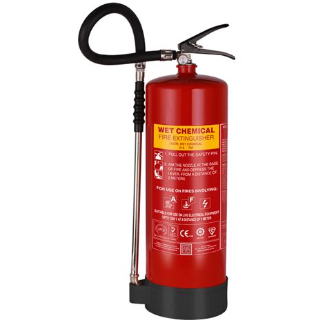 K Class Ceasefire Wet Chemical Fire Extinguisher Kitchen Capacity