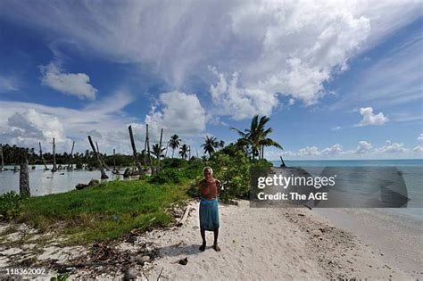 Climate Change In Kiribati Photos and Premium High Res Pictures - Getty ...