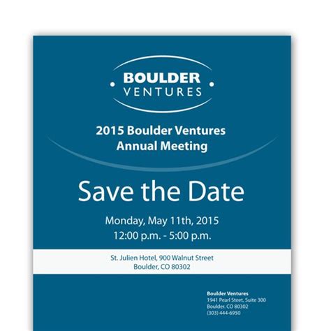 Design A Save The Date For Annual Meeting Postcard Flyer Or Print