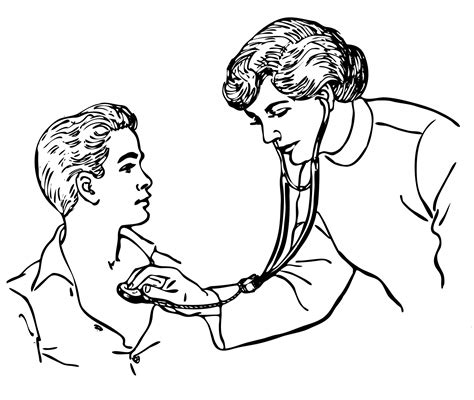 doctor stethoscope child clipart  stock photo public domain pictures