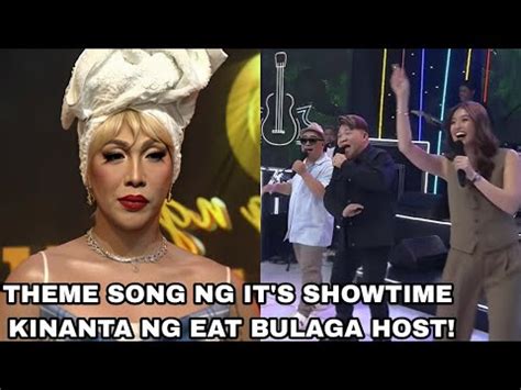 Eat Bulaga Host Kinanta Ang Theme Song Ng It S Showtime Ng Live Youtube