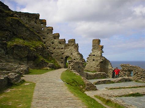 Tintagel Castle On Photofile Cornwall Images And Information