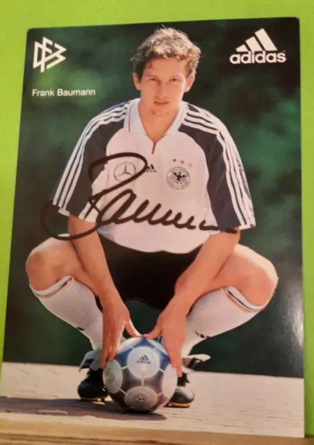 Original Signiert Frank Baumann Auf Autogrammkarte Der Dfb Serie