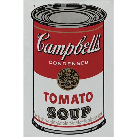 Painting Of Campbell's Soup Can - Andy Warhol | Large Campbell's Soup Can (1964) | MutualArt