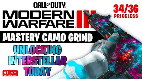 LIVE UNLOCKING INTERSTELLAR CAMO TODAY ON STREAM 34 36 PRICELESS