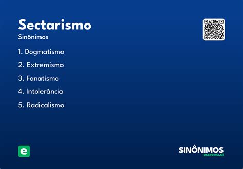 O Que Significa Sectarismo - Sectarismo - Significado e Sinônimo - escreva.ai