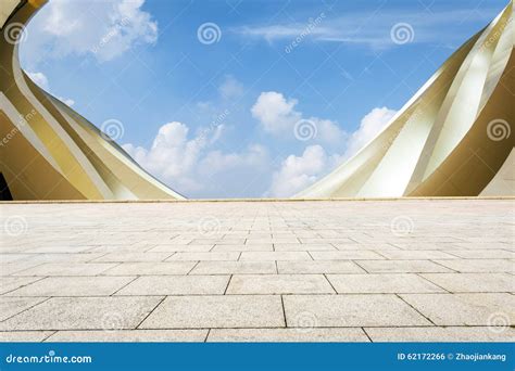 City Square and Abstraction of Modern Architecture Stock Photo - Image ...