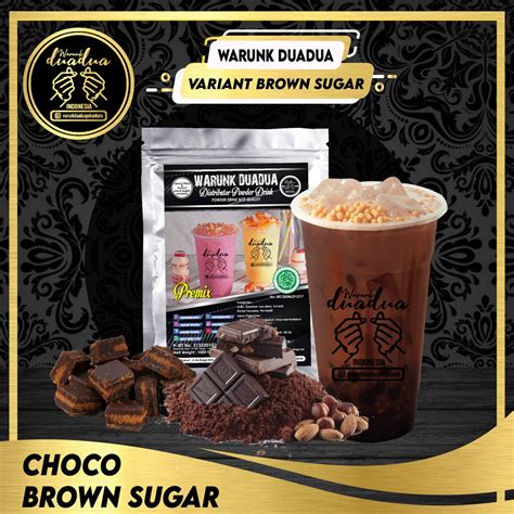 Jual CHOCO BROWN SUGAR 1kg Bubuk Minuman Premix Rasa Choco Brown