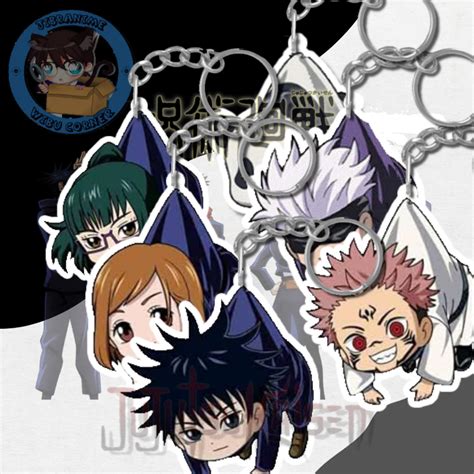 Jual Gantungan Kunci Keychain Akrilik Anime COSTUM Jujutsu Kaisen