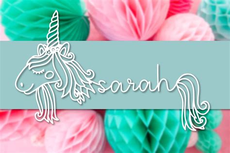 Unicorns A Unicorn Name Maker Font 184161 Themed Font Bundles