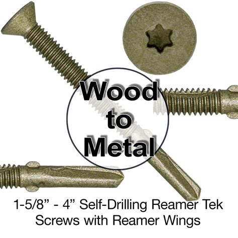 Self Drilling Wafer Head And Reamer Tek Screws