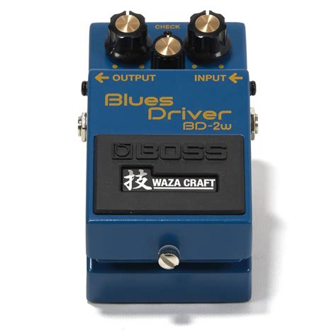 Boss BD 2W Waza Craft Custom Blues Driver Pedal Secondhand At Gear4music