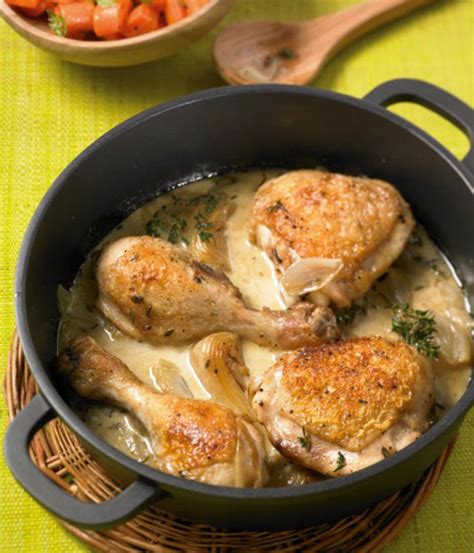 Hähnchen mit Wermutsauce Rezept Braten im backofen Essen und