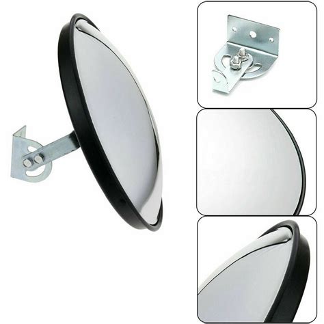 12in Wide Angle Convex Mirrors Corner Blind Spot Outdoor Driveway ...