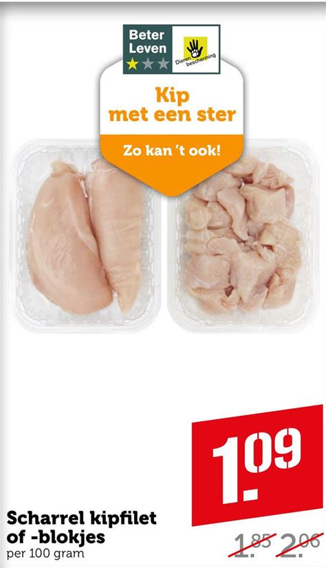 Scharrel Kipfilet Of Blokjes Aanbieding Bij Coop