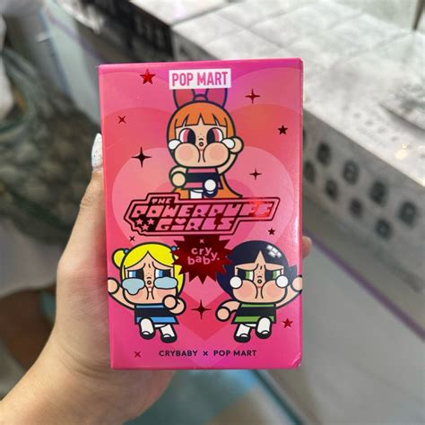 Jual Ready Stock Blind Box Popmart Cry Baby X The Power Puff Girls