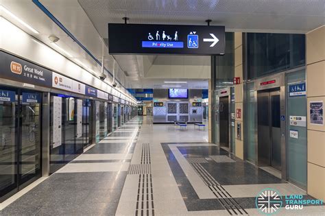 Great World MRT Station – Lifts at Platform Level | Land Transport Guru