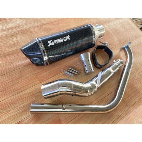 Akrapovic Double Outlet With Elbow For Yamaha R V Mt Xsr