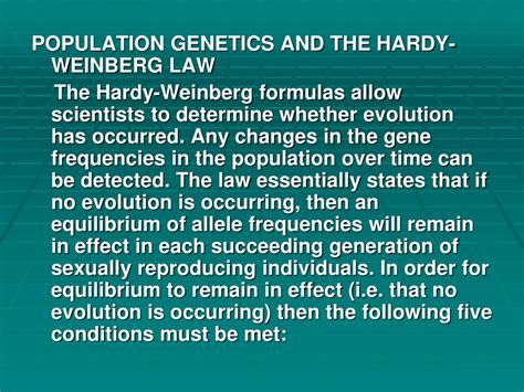 Ppt Hardy Weinberg Theorem Powerpoint Presentation Free Download Id 9461313