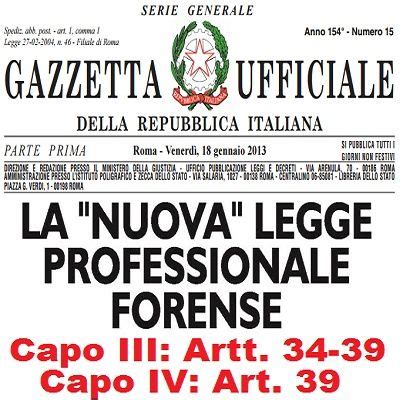 La Legge Professionale Forense Alla Radio Titolo Iii Organi E