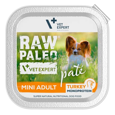 Raw Paleo Pate Mini Mokra Karma Dla Ps W Doros Ych Z Indykiem Tacka