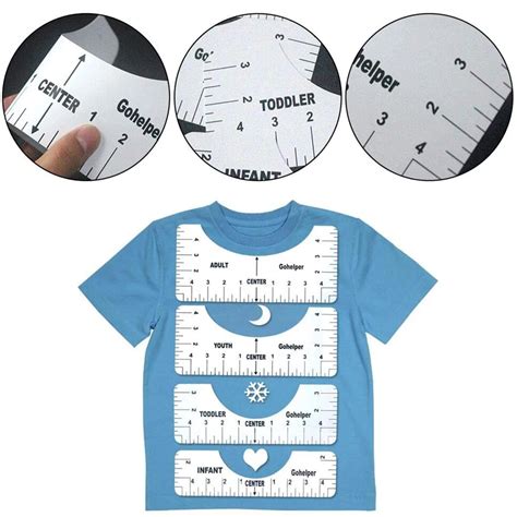 T Shirt Ruler Center Design Svg Alignment Placement Tool Dxf T Shirt