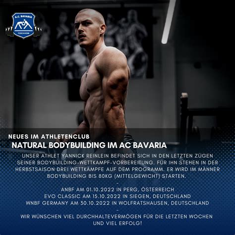 Natural Bodybuilding Im Ac Bavaria Ac Bavaria Forchheim