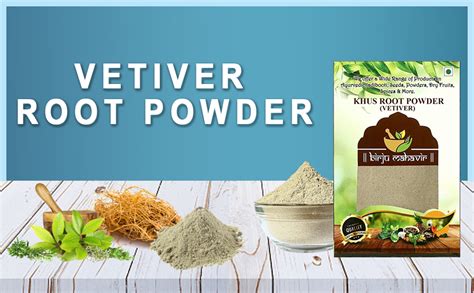 Buy Birju Mahavir Vetiver Root Powder Khus Root Powder Vala Kas