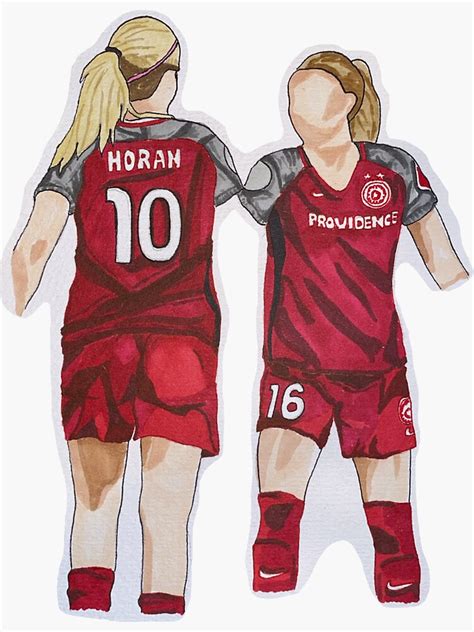 Emily Sonnett And Lindsey Horan Sticker By Billiesankey Redbubble