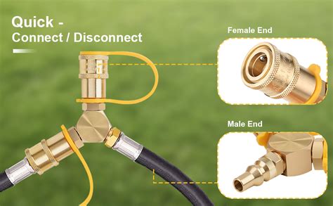 Amazon 1 4 Y Splitter Quick Connect Fitting Propane Splitter 2