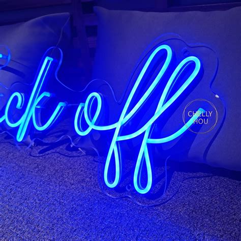 Fuck Off Neon Sign Personalize Flex Led Neon Signs Light For Etsy