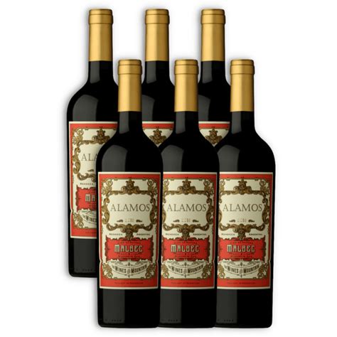 Álamos Malbec X6u 750ml Borrachines