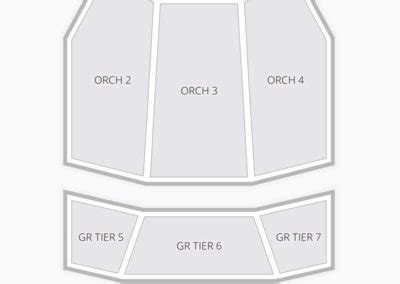 Durham Performing Arts Center (DPAC) Seating Chart | Seating Charts ...