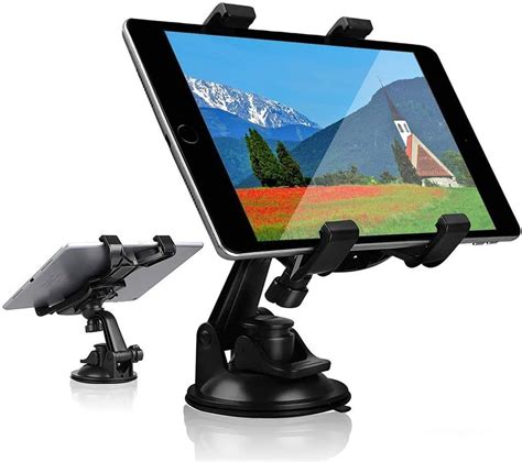 Car Tablet IPad Holder Mount Suction Cup Tablet Holder Stand For Car