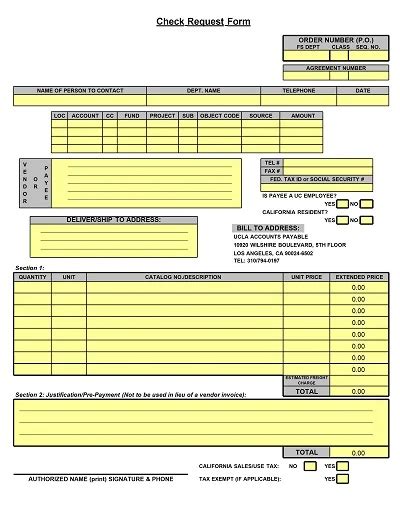 Simple Check Request Form Templates Pdf Doc Samplates