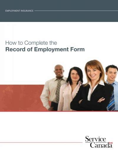 How to Complete the Record of Employment Form - Service Canada