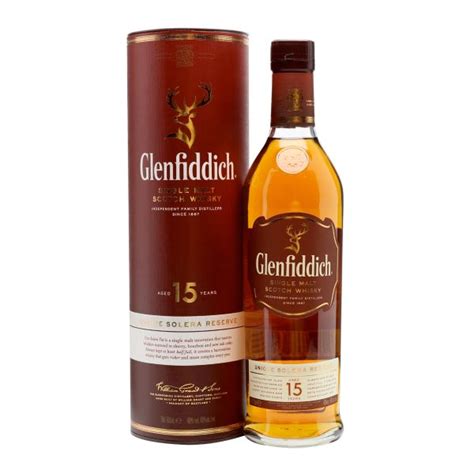 Glenfiddich 15 Year Old 1l Single Malt Scotch Whisky