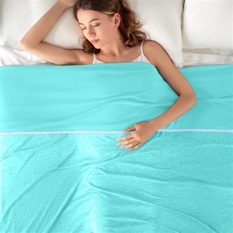 Topcee Cooling Blanket90x108king Size For Night Sweats