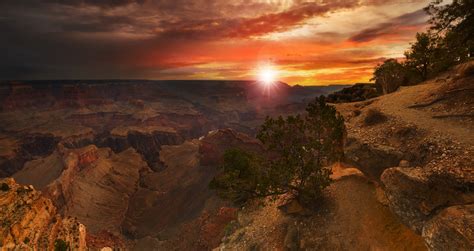 Grand Canyon Hd Wallpaper Background Image 3726x1980