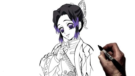 How To Draw Shinobu | Step By Step | Demon Slayer: Kimetsu no Yaiba ...