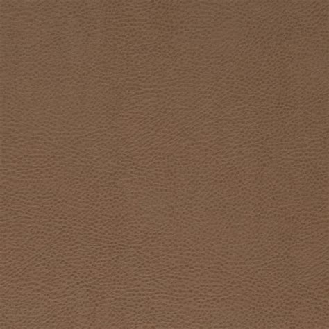 Bronze Brown Leather Grain Polyurethane Upholstery Fabric By The Yard