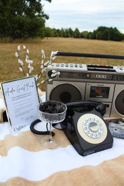 A Wedding Audio Guest Book The Most Unique Guest Book Idea