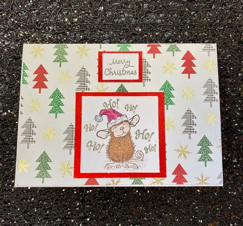 Gorgeous House Mouse Christmas Card - Etsy