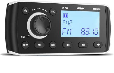 Marine Digital Media Receiver With Weatherproof Marine Stereo System