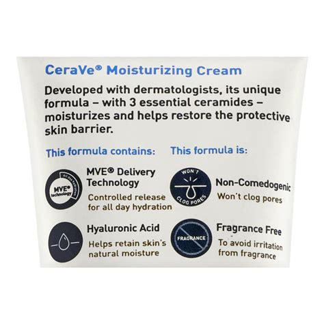 Purchase Cerave Moisturising Cream For Normal To Dry Skin Rich Texture 236ml Online At