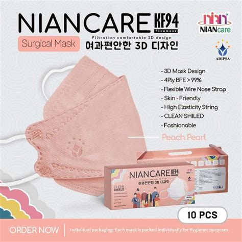 Jual Masker Medis Korea Kf Ply Nian Care Surgical Mask Isi Pcs